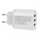 Maclean Energy nabíjačka QC 3.0 MCE479 B - biela Qualcomm Quick Charge 3,6-6V / 3A, 6-9V / 2A, 9-12V / 1,5A